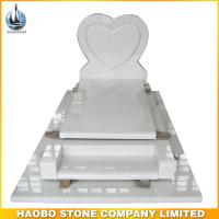 Haobo White Marble France Tombstone For Sale