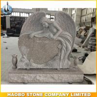 haobo carved rose angel headstones for sale