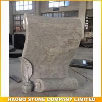 How creative Kashmir white granite monument for new style design by haobo stone