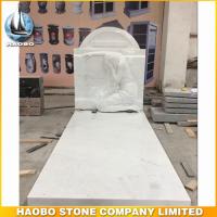 Cheap white marble weeping angel monument